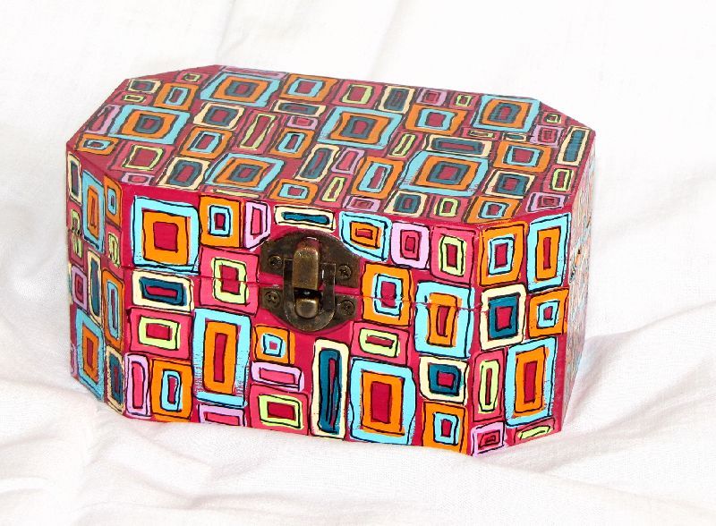 cutie din lemn octagon - 002 cutie din lemn octagon - 002